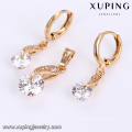 62229 Wholesale Fashion American einfachen weißen Diamanten 18k vergoldet Schmucksets